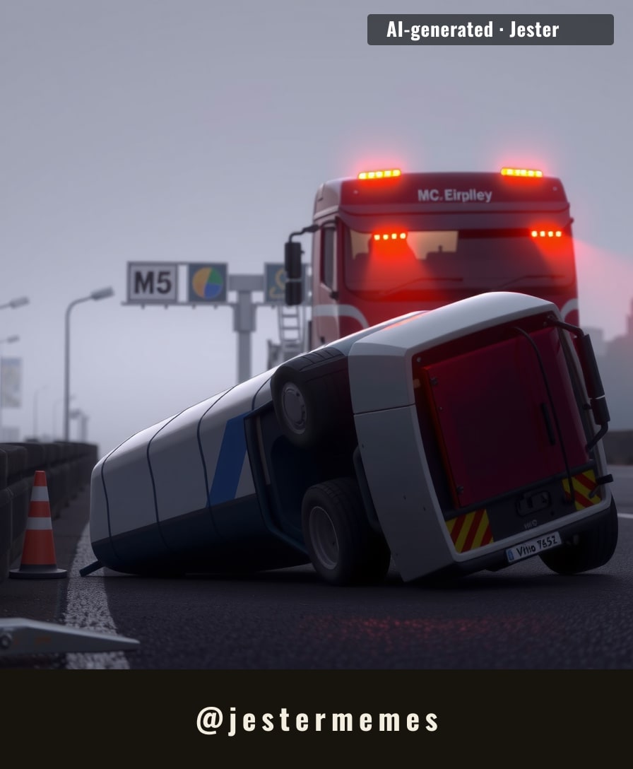 A reminder of how fragile our daily commute is.