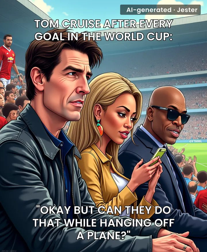 Explaining offside to this crowd would be harder than scoring a goal in a World Cup final.