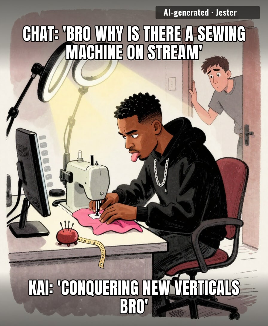 every streamer eventually becomes a QVC host and calls it a new era