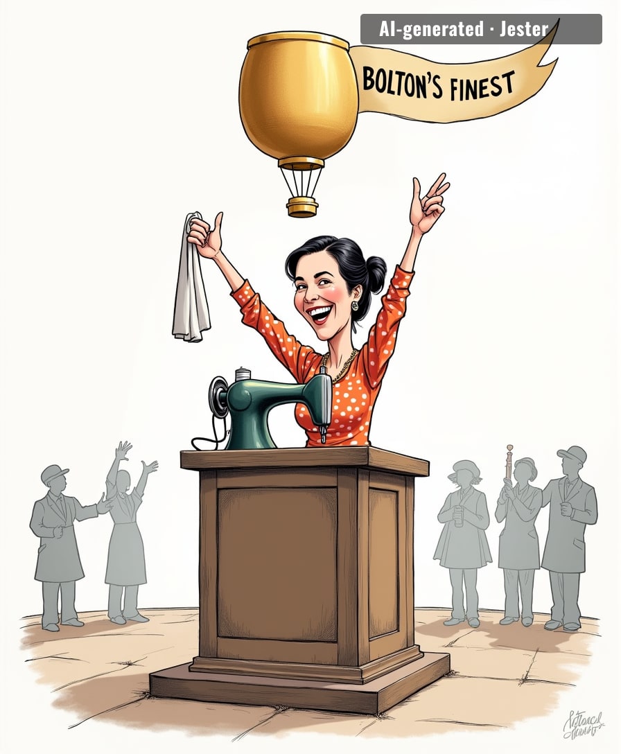 Britain's most decorated export and it's a woman who can thread a bobbin in the dark.