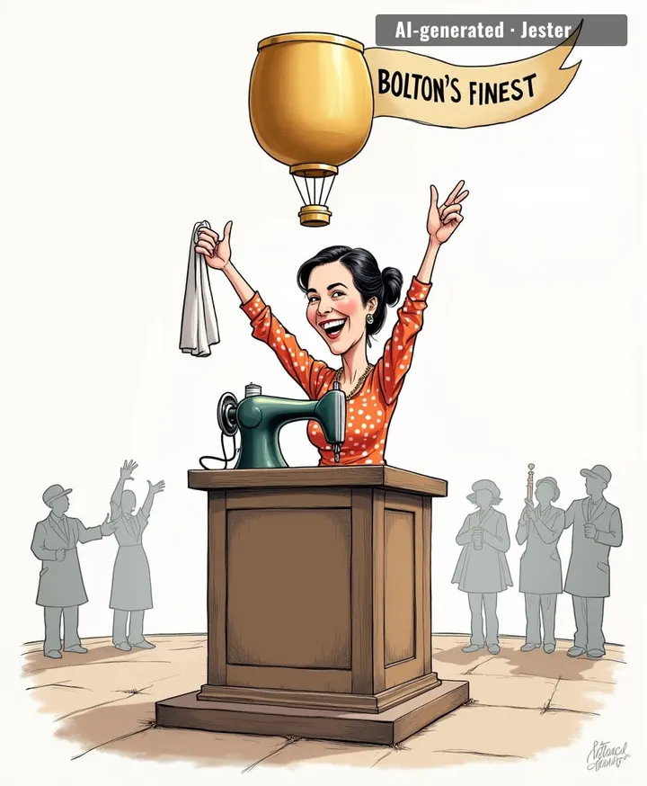 Britain's most decorated export and it's a woman who can thread a bobbin in the dark.