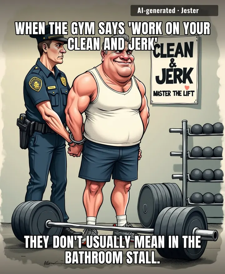 First time a clean and jerk has resulted in a personal record that shows up on your rap sheet.