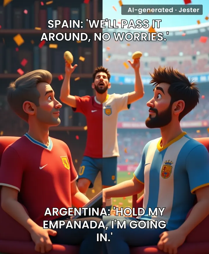This final is basically a group project where Spain has a shared Google Doc and Argentina has one guy doing everything in a panic.