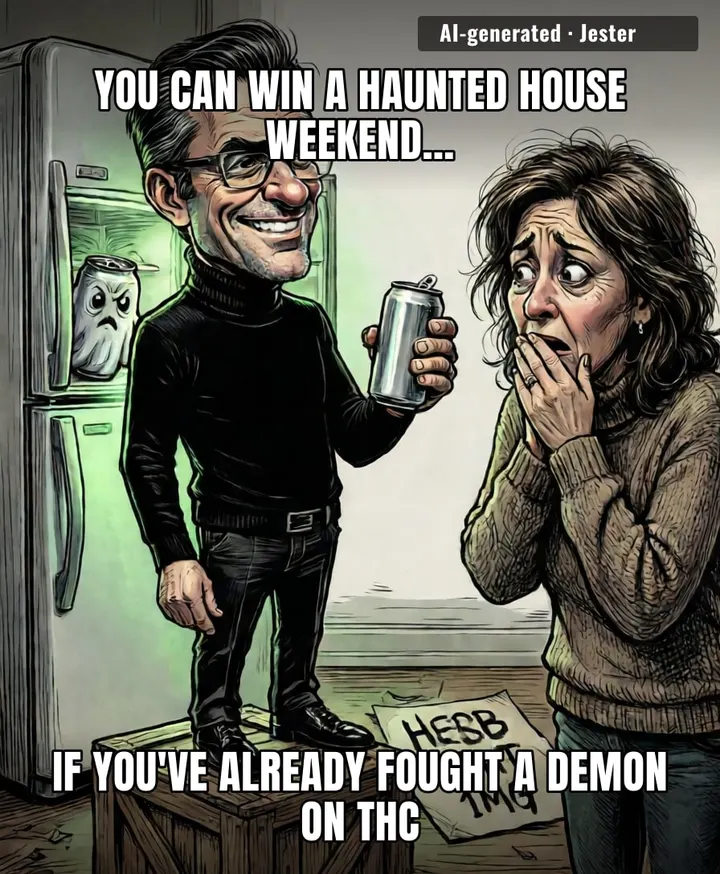 A 1mg drink and a haunted house, the two most terrifying things you can do completely sober.