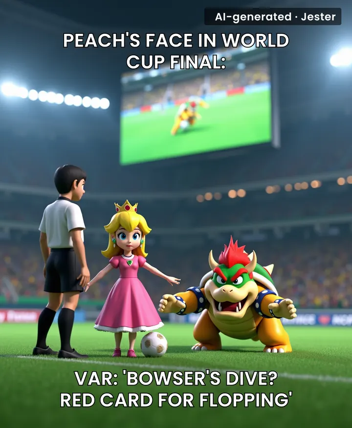 The Mario movie finally justifies VAR: not for offsides, but to catch Bowser's theatrical diving.