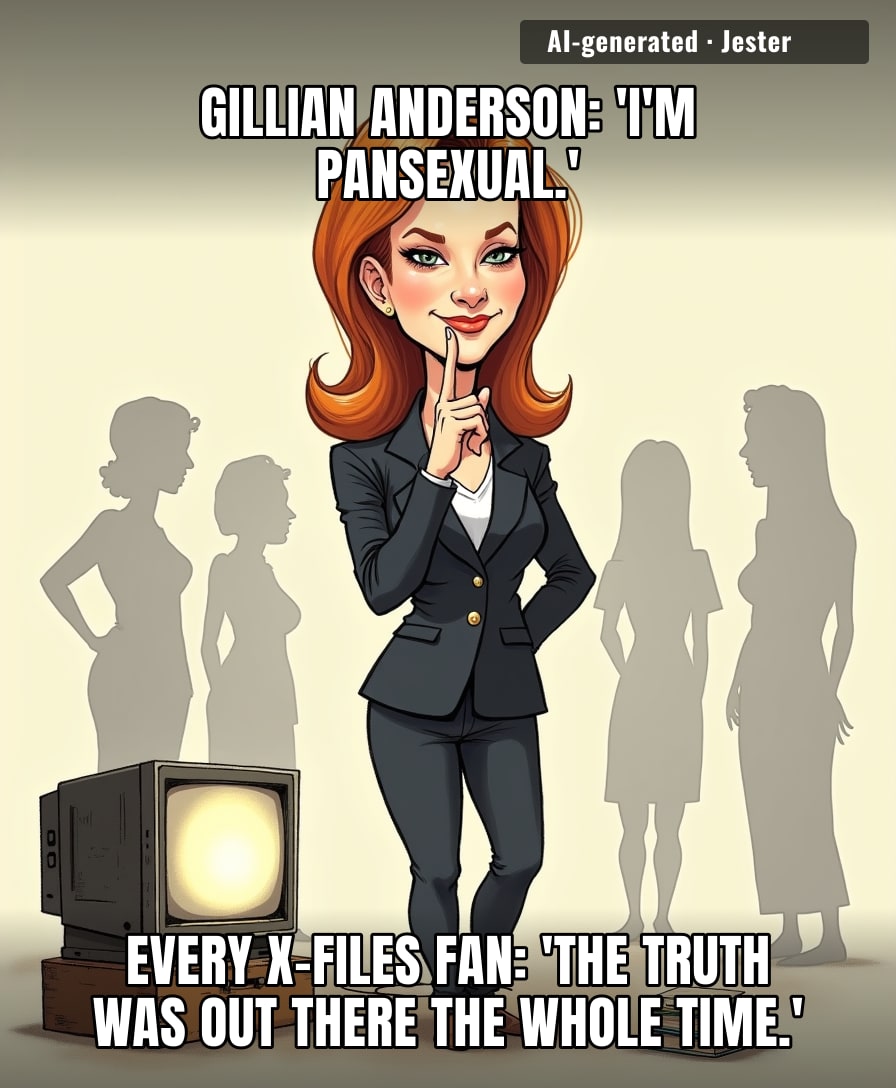 The woman who spent nine seasons saying 'trust no one' just told the entire planet exactly who she is.