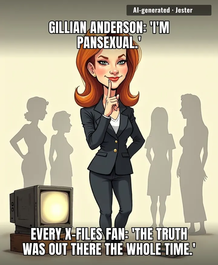 The woman who spent nine seasons saying 'trust no one' just told the entire planet exactly who she is.