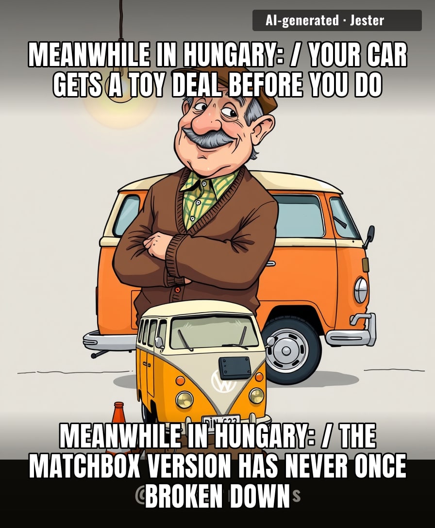 Hungary issued DJN-623 to a hero vehicle. the DMV still thinks it's a bus.