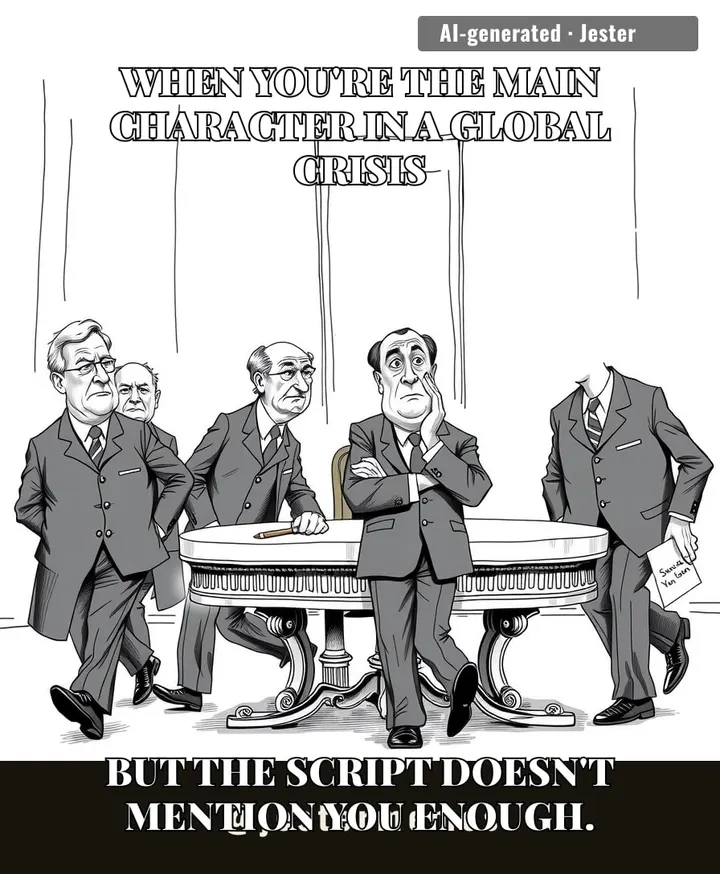 US diplomats leaving a UN meeting is the geopolitical version of 'I'm leaving this group chat to show you how much I care.'