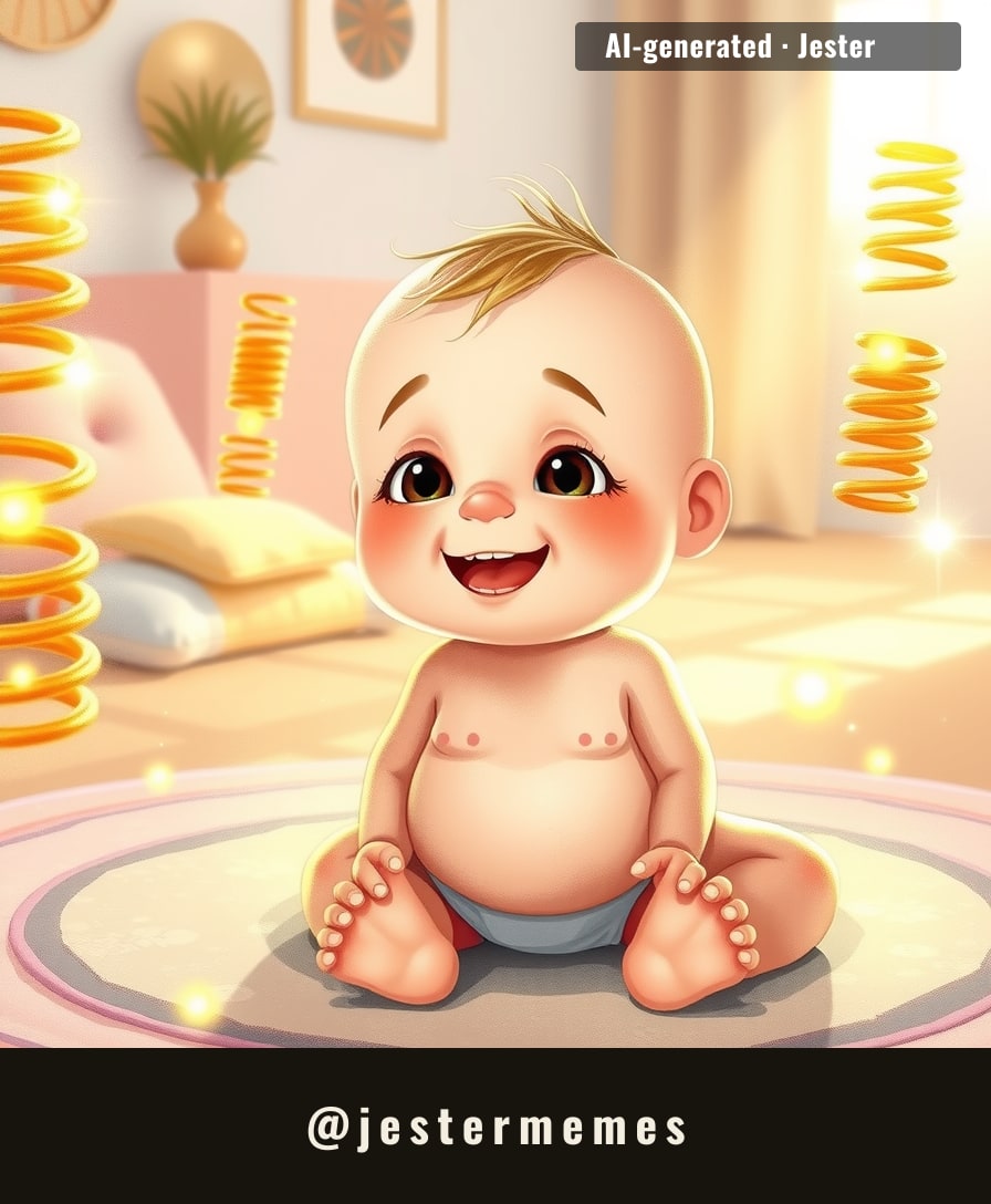When your baby's first year includes a literal spring makeover, and all you can say is 'you wouldn't know what he's been through'—that's the kind of resilient that makes you wonder if he'll bounce back from everything.