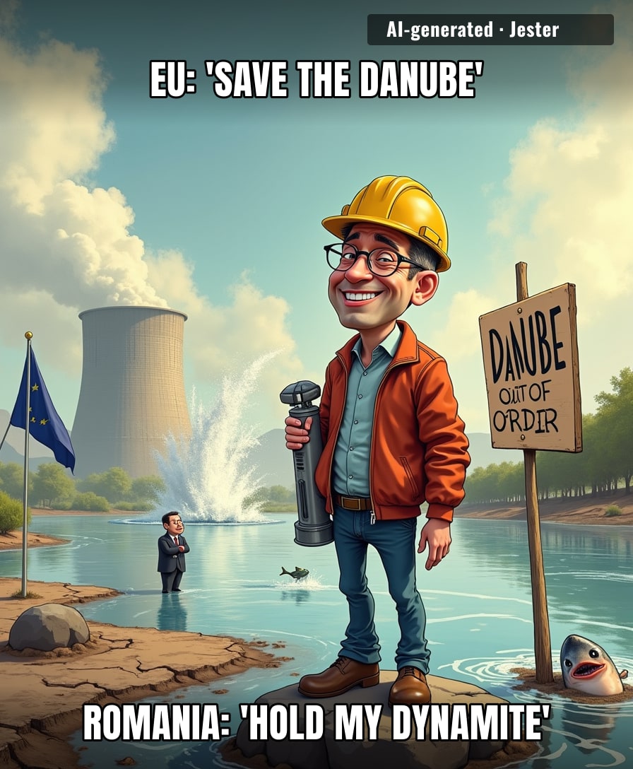 Nothing says 'renewable future' like blasting rivers to keep a nuclear plant from drying up like a forgotten raisin.