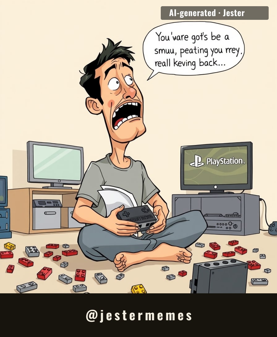 Sony really said 'here's a console you have to assemble yourself' — next they'll sell the controller as a DIY kit.