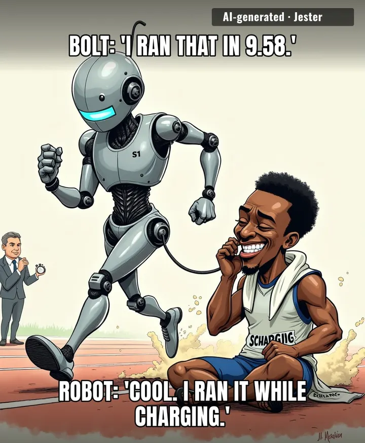 The robot's fastest run yet is the speed at which Bolt's endorsement deals evaporated.