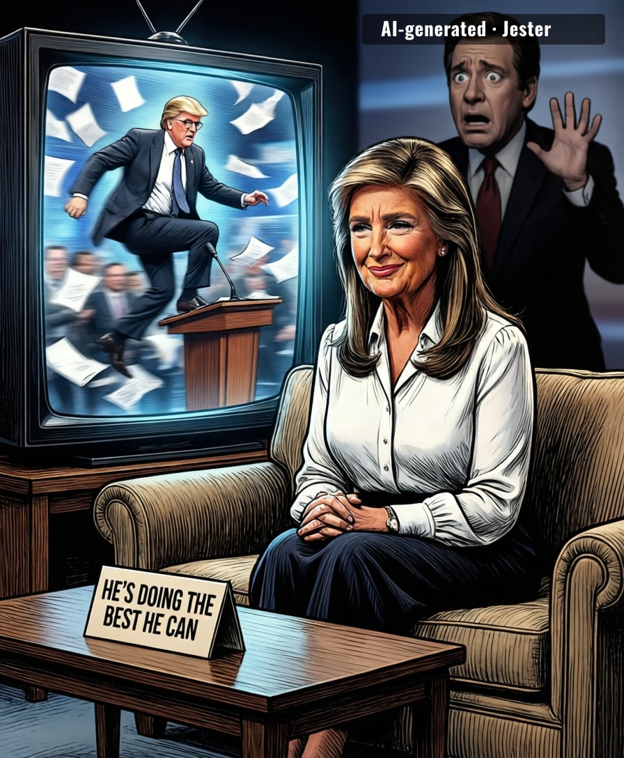 even the participation trophy is asking for a recount.