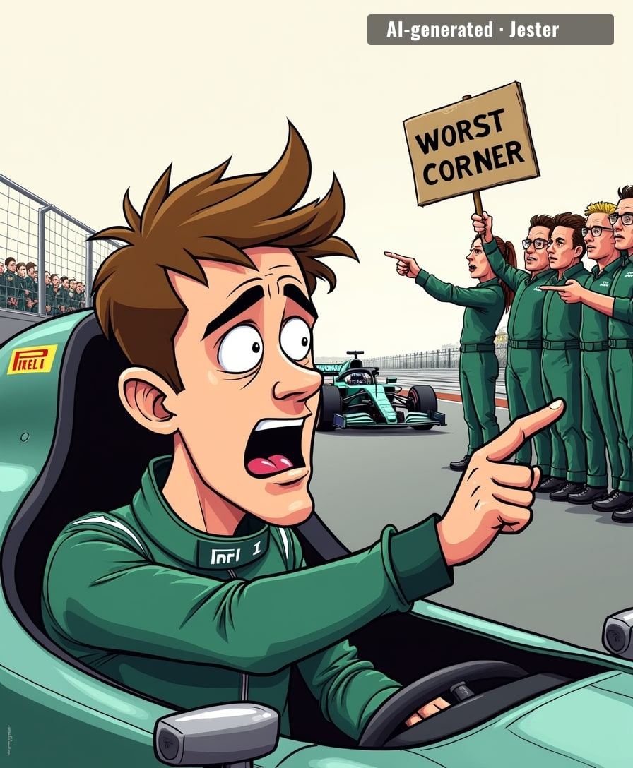 The real horror at Spa isn't Eau Rouge—it's watching an entire team pretend to be scared because the boss's son said so.