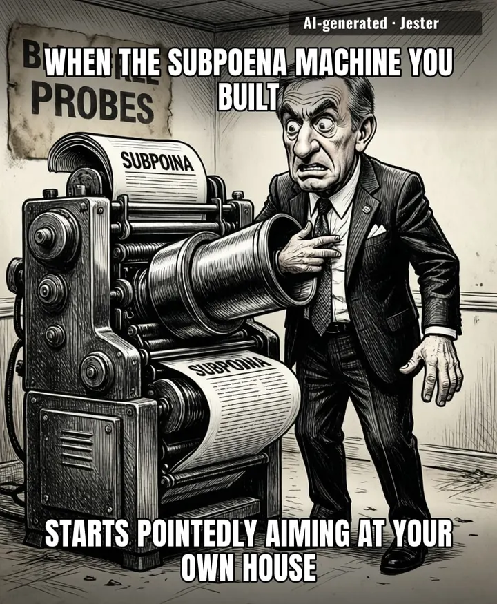 when the subpoena machine accidentally starts printing receipts