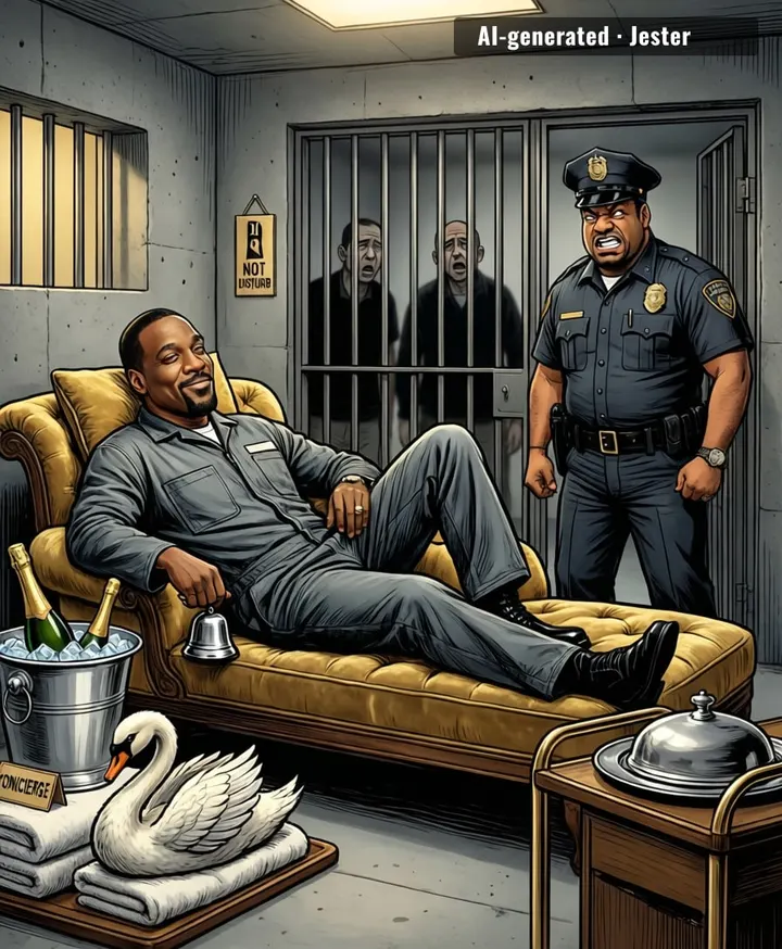 solitary confinement is just the deluxe suite's 'do not disturb' finally being honored