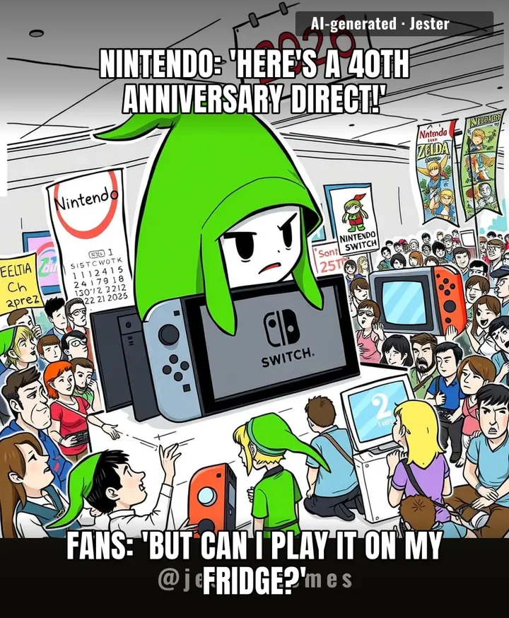 Nintendo announces a Zelda Direct and fans still find a way to complain about Wind Waker — some people don't want remasters, they want a Switch 2.