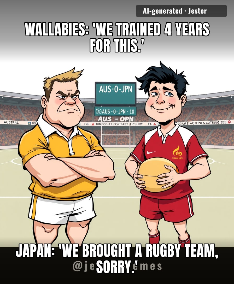Japan's rugby team is like that friend who shows up to a marathon with flip-flops and still finishes top 10.