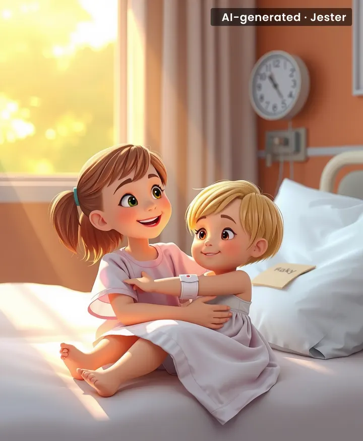 The youngest 'brave' bone marrow donor ever? A 2-year-old who just wanted to help her big sister.
