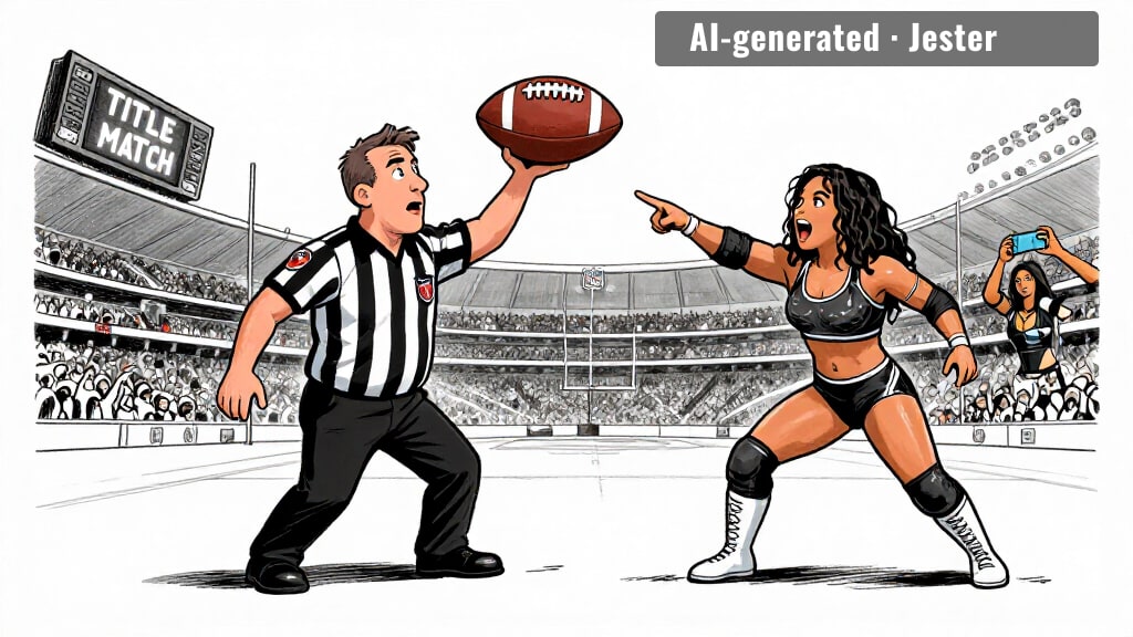 the ref thought it was a belt. Nikki thought it was a title shot.