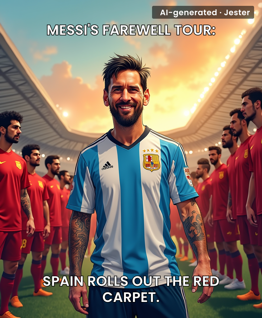 Spain's best chance of stopping Messi? Maybe if they ask nicely.