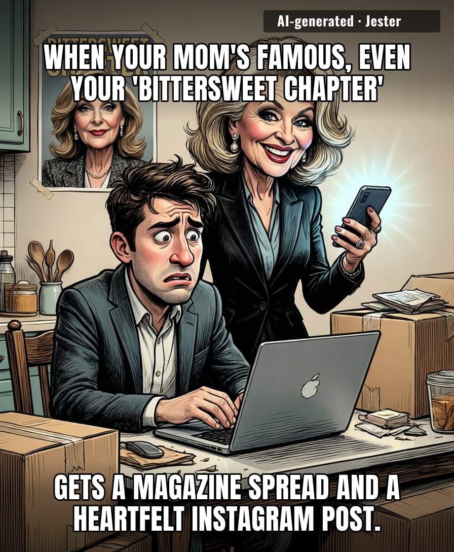 Oliver Hudson's 'bittersweet chapter' is just a Tuesday for the rest of us, except our moms don't have magazine editors on speed dial.