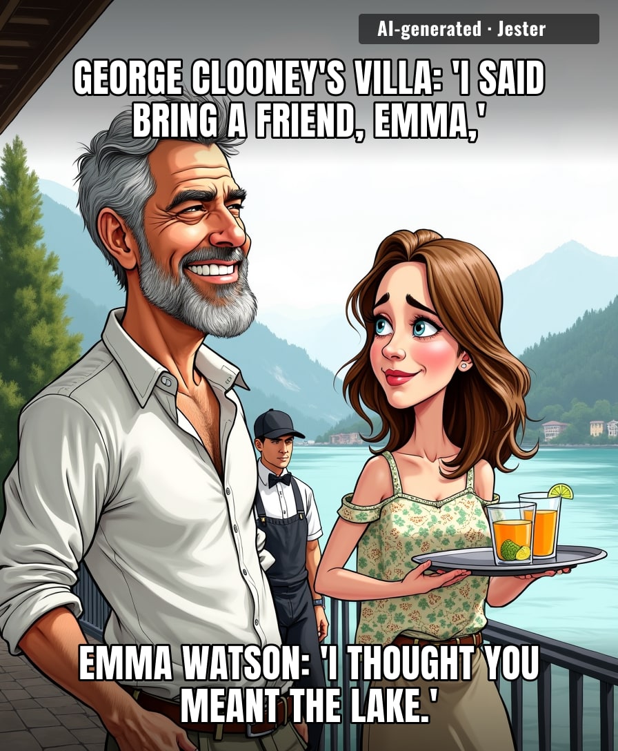 Clooney's Lake Como guest list now reads like a casting call for a rom-com no one asked for.