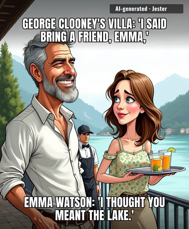 Clooney's Lake Como guest list now reads like a casting call for a rom-com no one asked for.