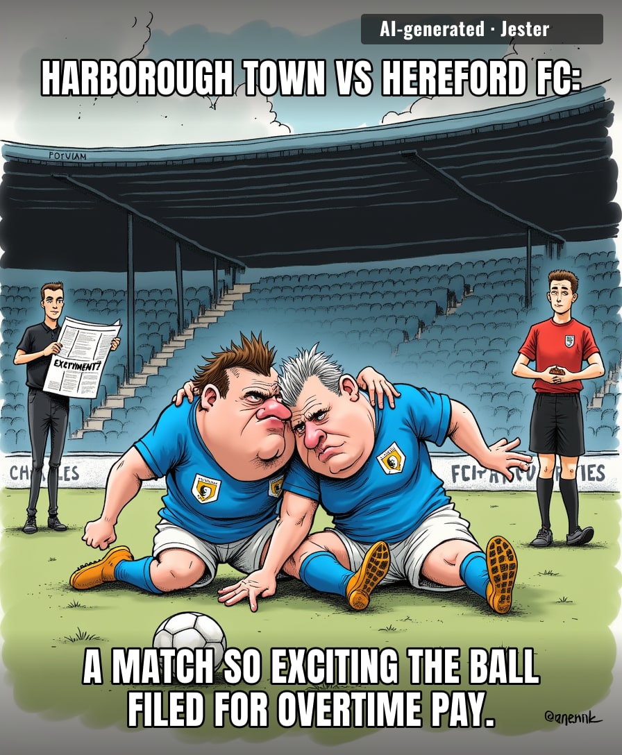 Hereford FC's season preview is basically a police lineup — nobody's sure who's playing but everyone's disappointed.