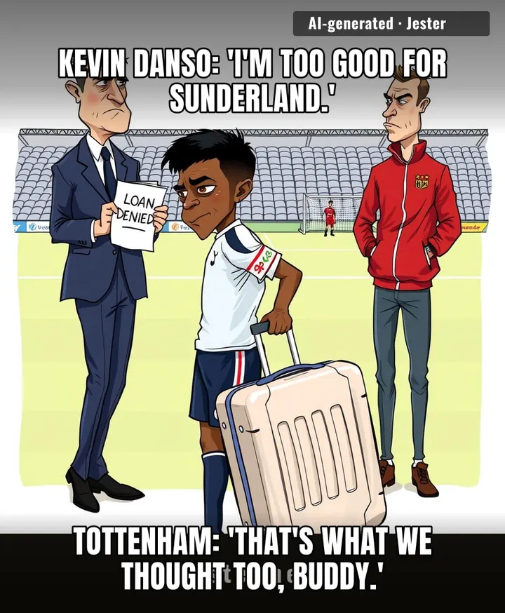 Tottenham rejecting a loan move is the closest they've come to winning anything this season.