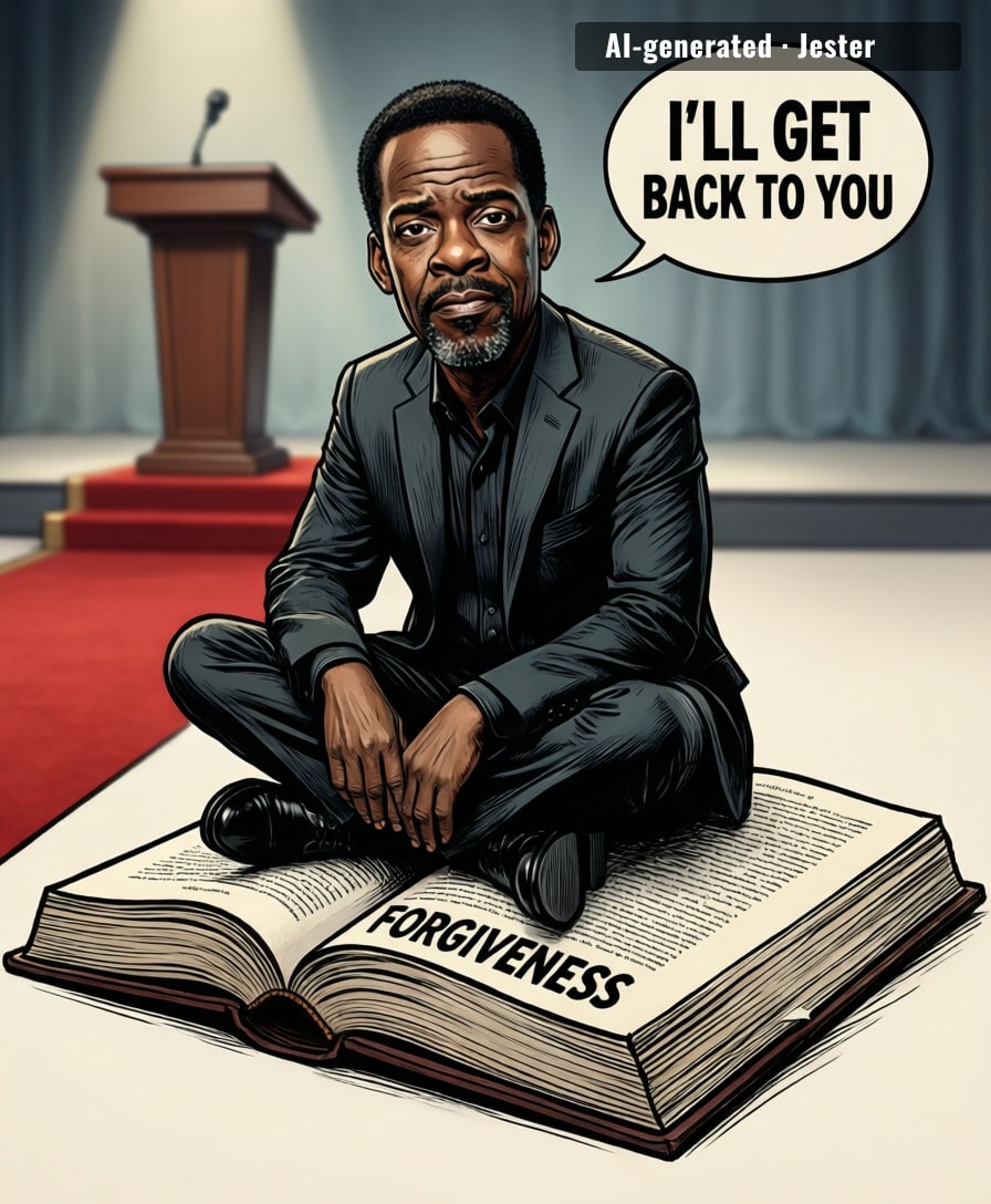 Chris Rock is taking his sweet time forgiving Will Smith — meanwhile the Academy forgave him in 10 years, which is basically the same thing.