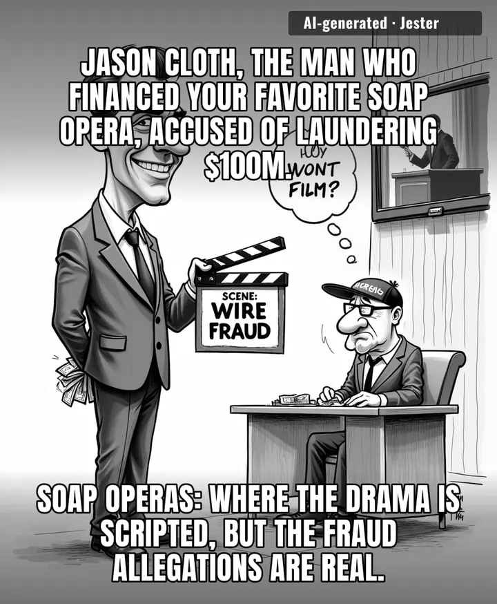 He should've just invested in a streaming service; at least then the money would've disappeared legally.