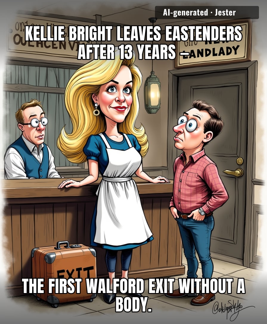13 years in Walford and the most shocking twist is she just handed in her notice like a normal person.