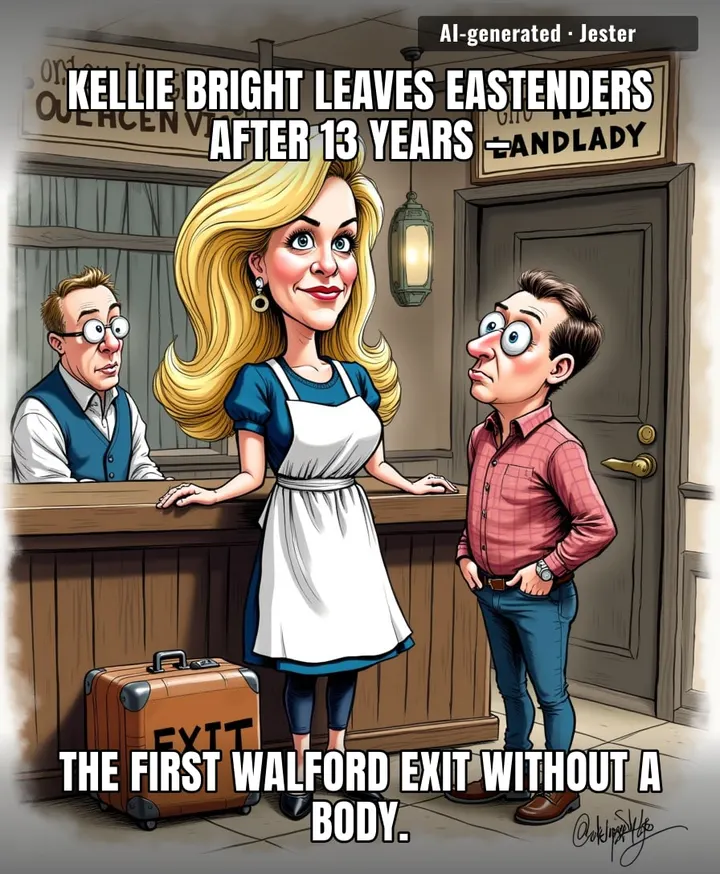 13 years in Walford and the most shocking twist is she just handed in her notice like a normal person.