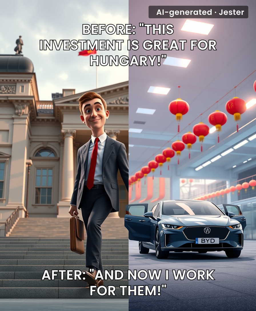 Hungary's revolving door: minister one day, BYD executive the next.