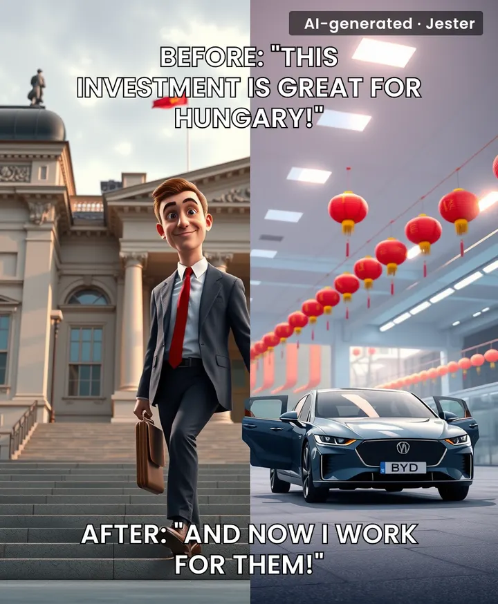 Hungary's revolving door: minister one day, BYD executive the next.