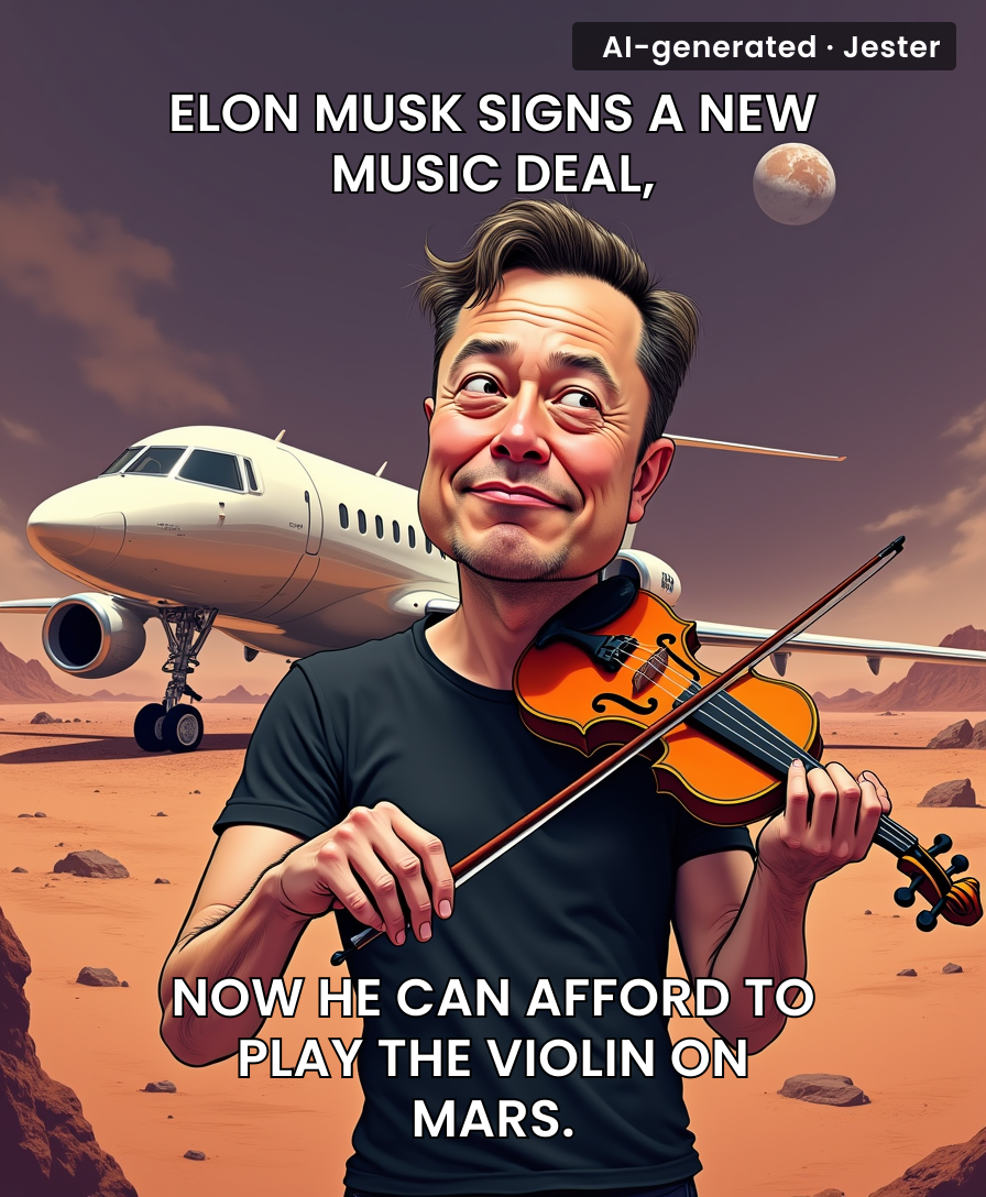 We just gave Elon another blank check so he can tweet from Mars, fantastic.