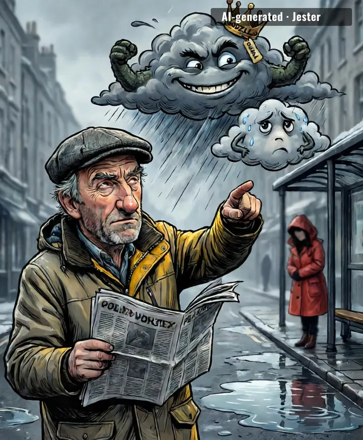 the same agency calling it a 'wall of rain' is telling you to relax