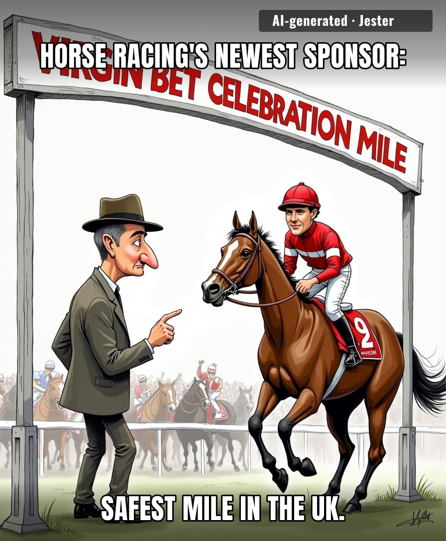 Nothing says family fun like betting your mortgage on a horse called 'Moist Vagina'.