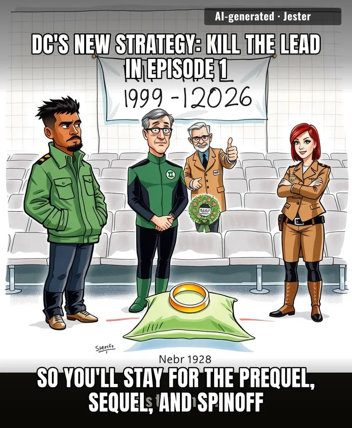 Killing Hal Jordan in the first episode is the boldest move DC has made since casting a guy who can actually act.