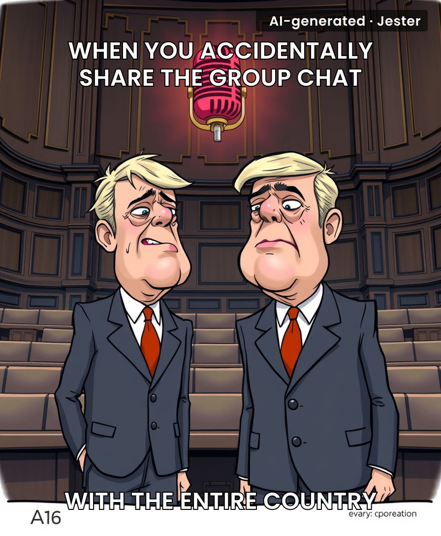 UK ministers are now learning the hard way that a hot mic is just a group chat with no 'delete for everyone' button.
