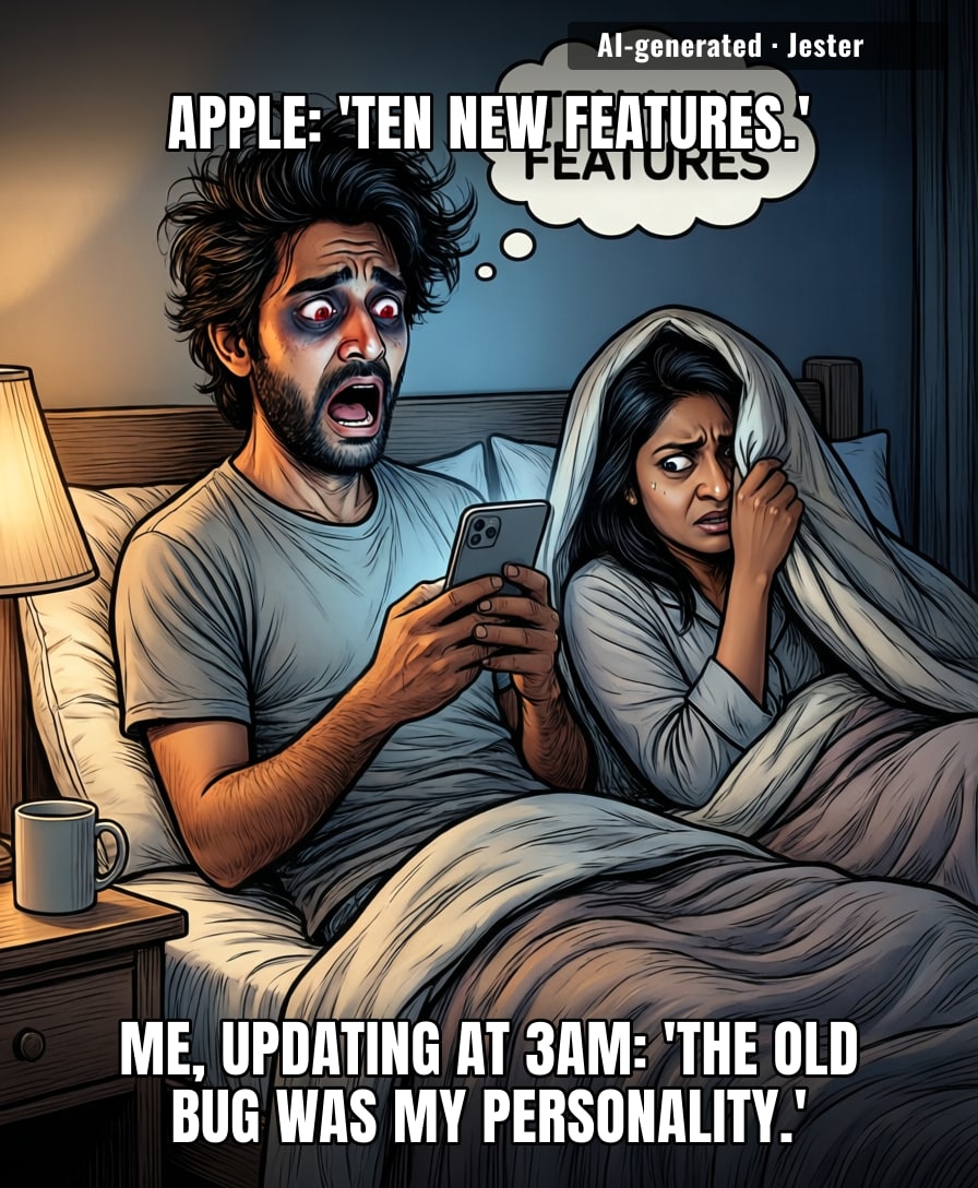 Ten exciting new features and a battery that now dies at brunch instead of lunch.