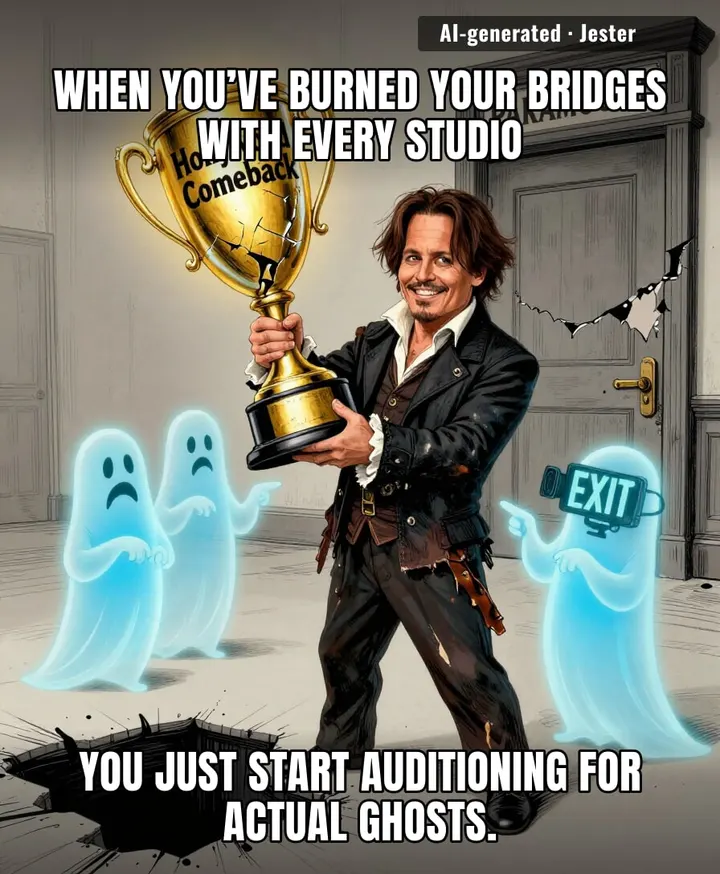 Paramount really saw a career-ending implosion and said, 'Perfect, he's basically already a poltergeist.'
