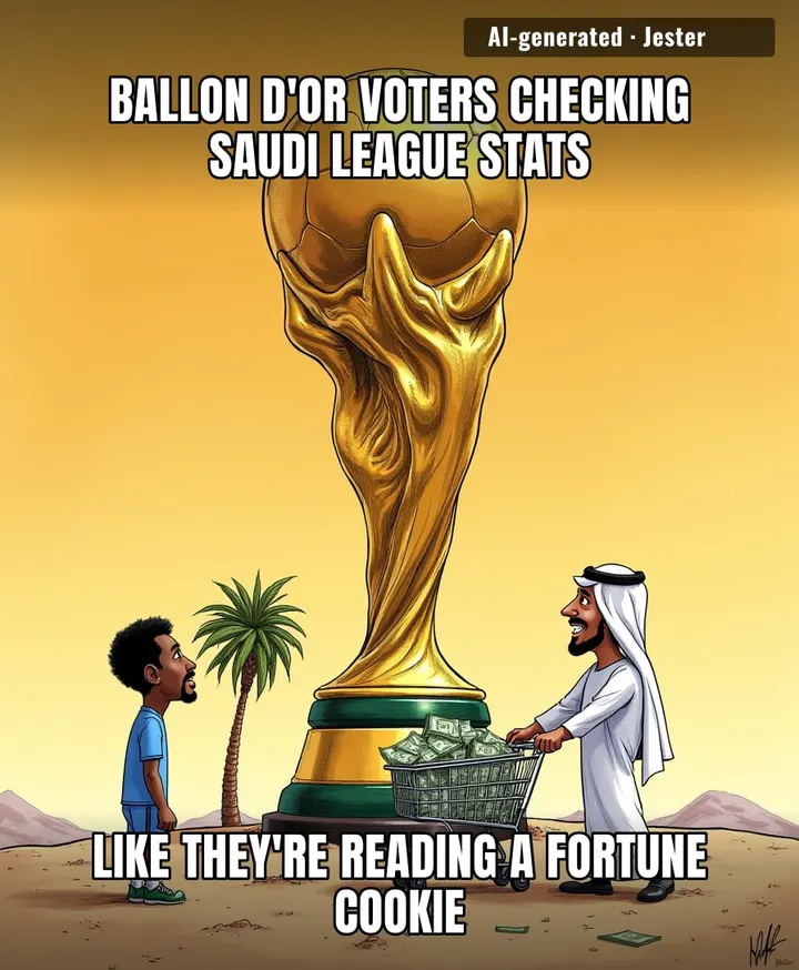 Mane and Quiñones winning Ballon d'Or is like giving a participation trophy to the janitor who mops the field during halftime.