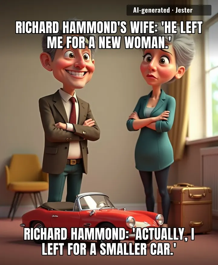 Nothing says midlife crisis like trading in your wife for a new model that's smaller and more expensive to maintain.