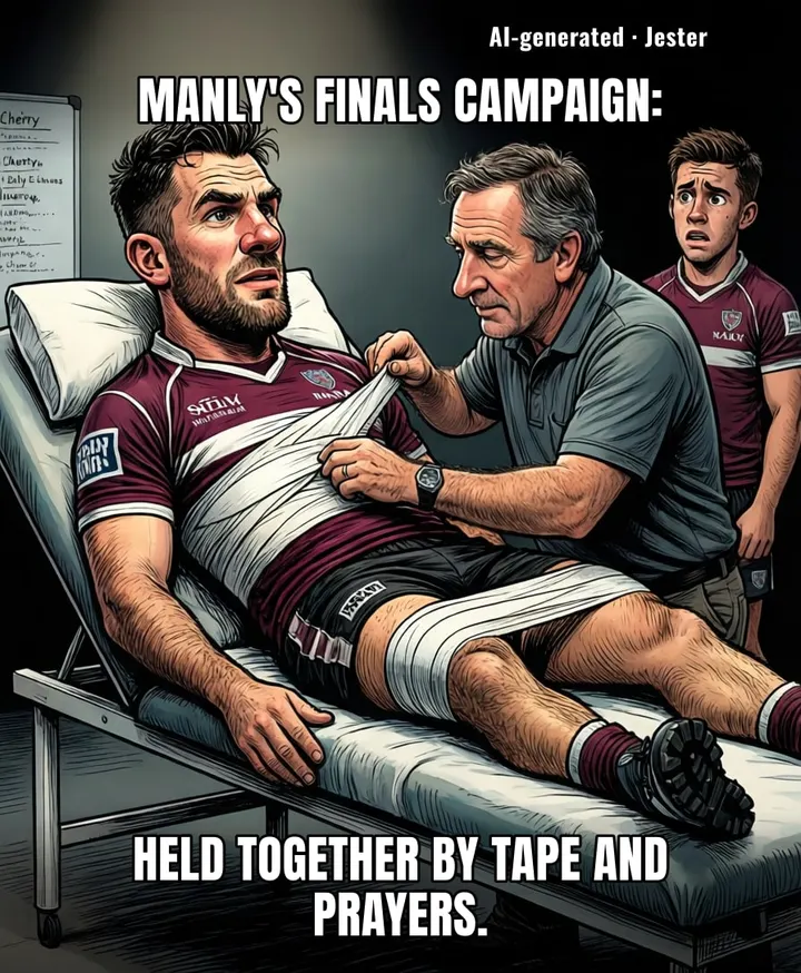 Manly's physio room now has its own reality show, 'Keeping Up With the Hamstrings.'