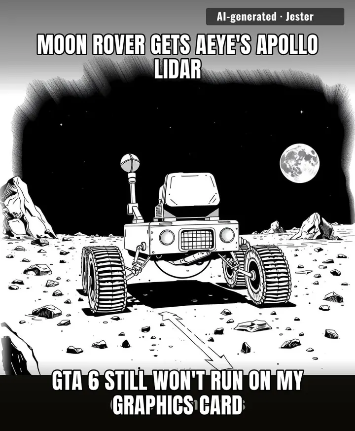 AEye's lidar is going to the Moon because it's the only place left with no traffic, no pedestrians, and no one asking it to find a parking spot.