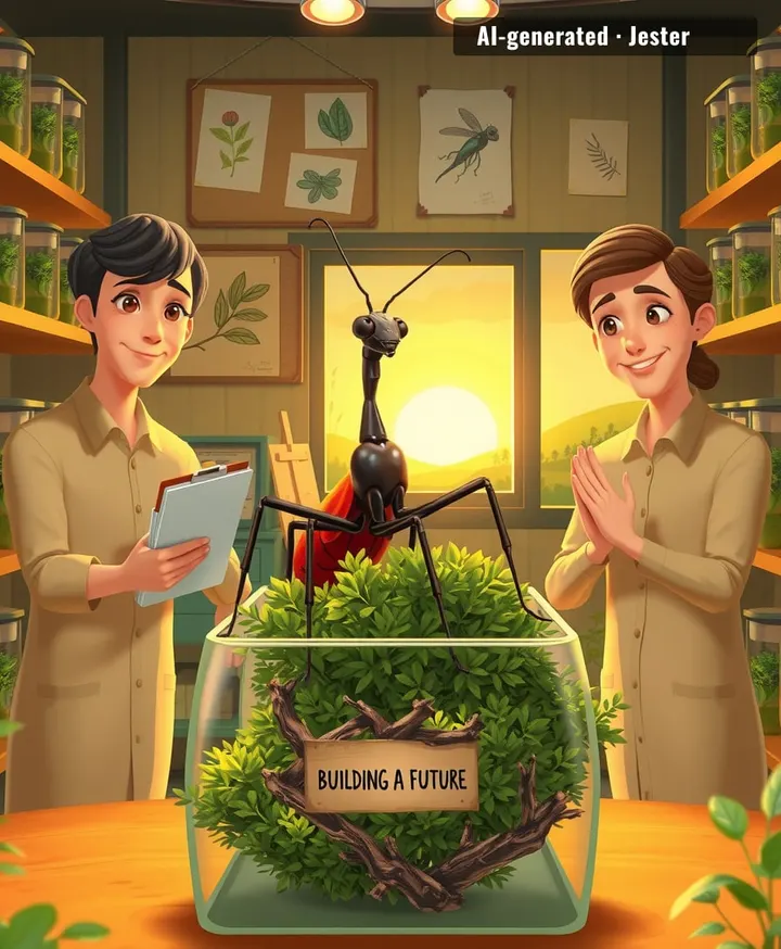 When the world's heaviest insect goes missing, don't bother searching — just leave the porch light on and it'll wander back eventually.