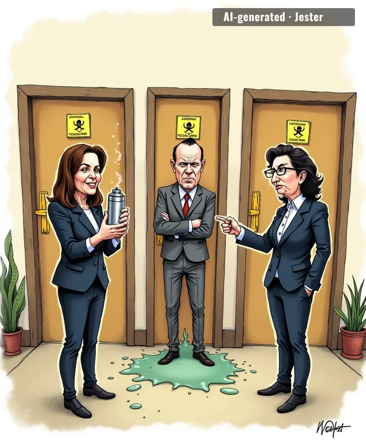 pepper spray: 1, Spanish democracy: 0, public bathrooms: -3